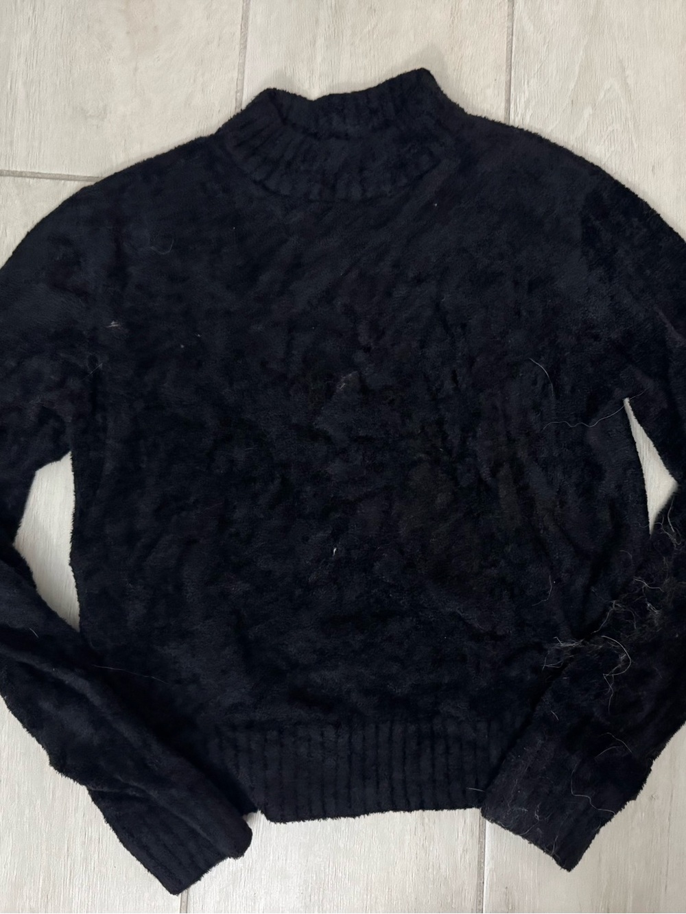 Spritual Gangster Cozy Black Sweater
